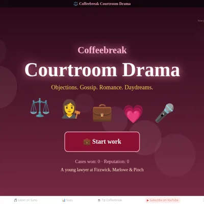 Coffeebreak Courtroom Drama